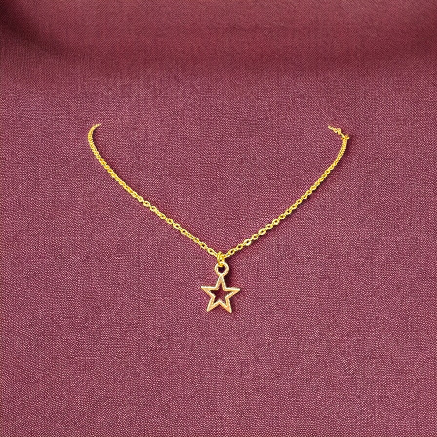 Gold Star Necklace
