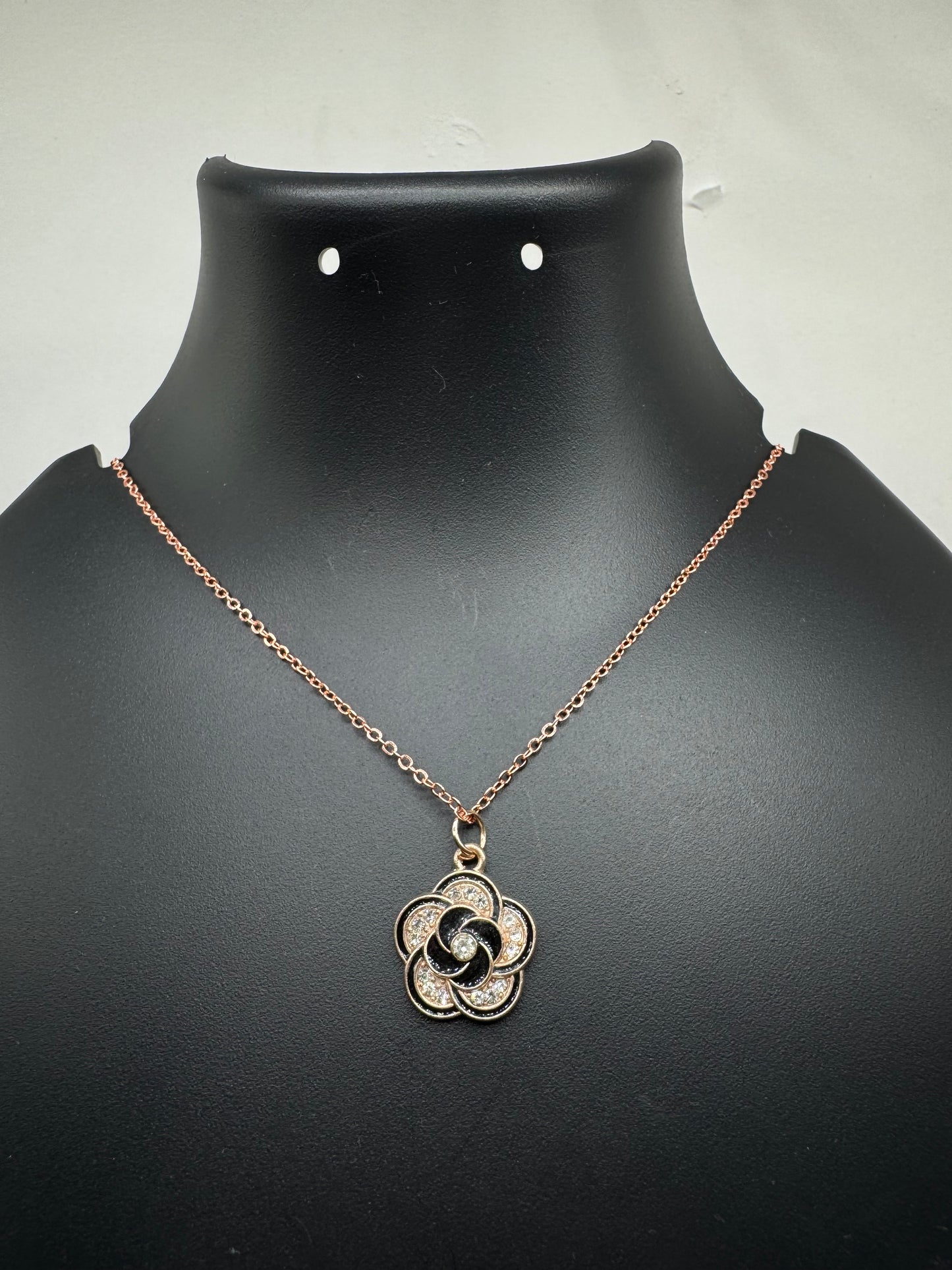 Golden Clover Charm Pendant Necklace