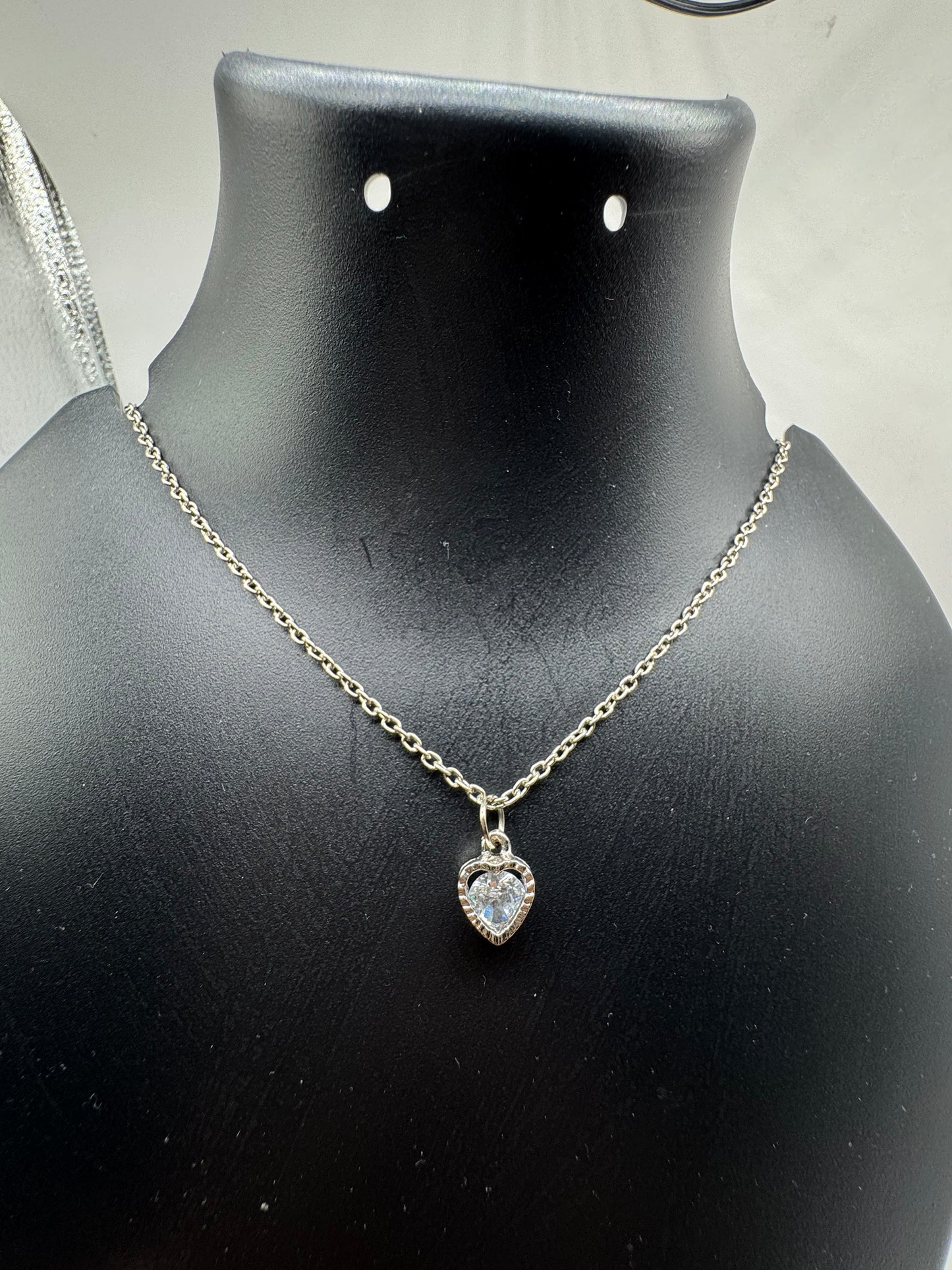 Elegant Double Heart Crystal Pendant Necklace – Romantic Rose Gold Charm