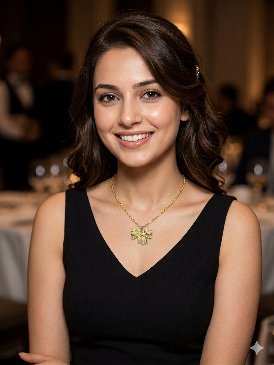 Golden Butterfly Pendant Necklace – Graceful & Timeless Charm