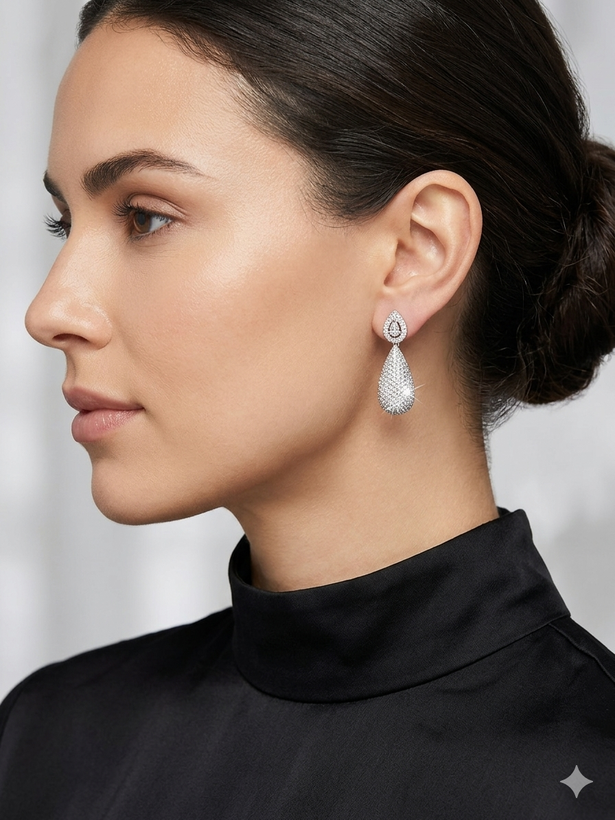 Elegant Teardrop Dangle Earrings