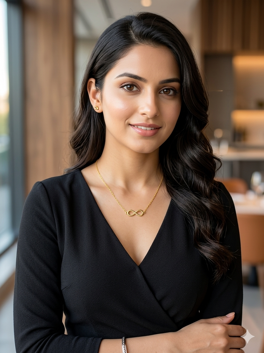 Gold Infinity Pendant Necklace – Timeless Minimal Elegance