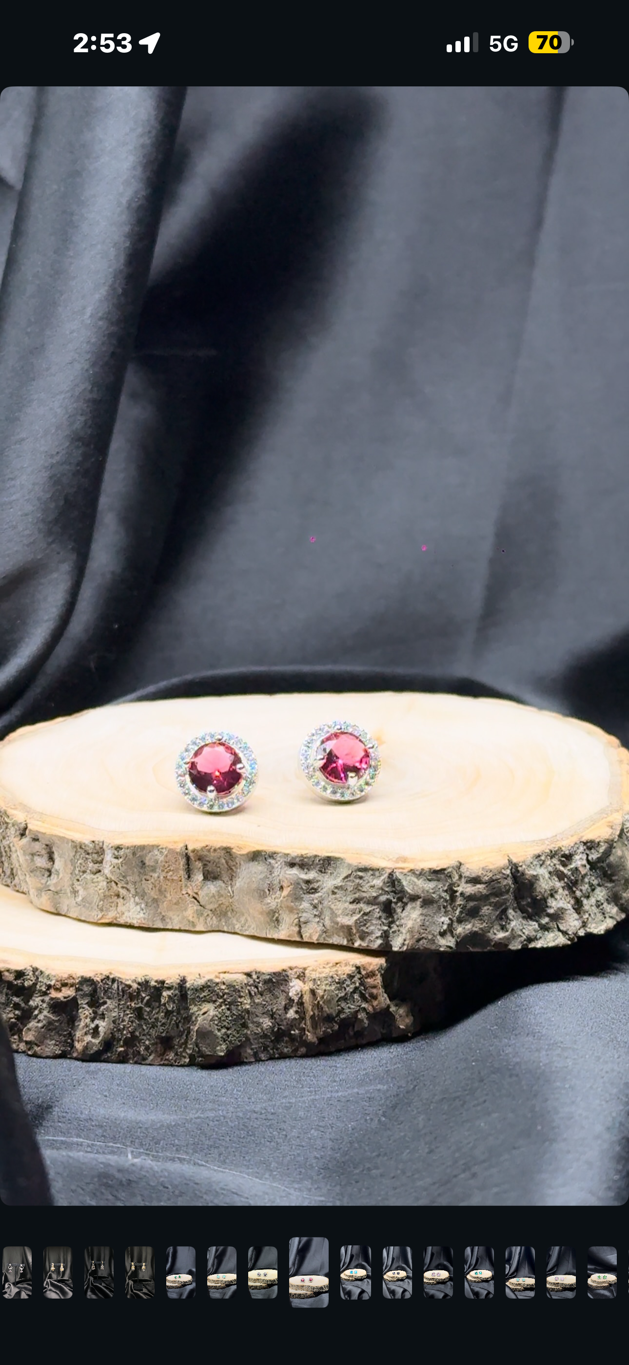 Emerald Halo Classic Stud Earrings