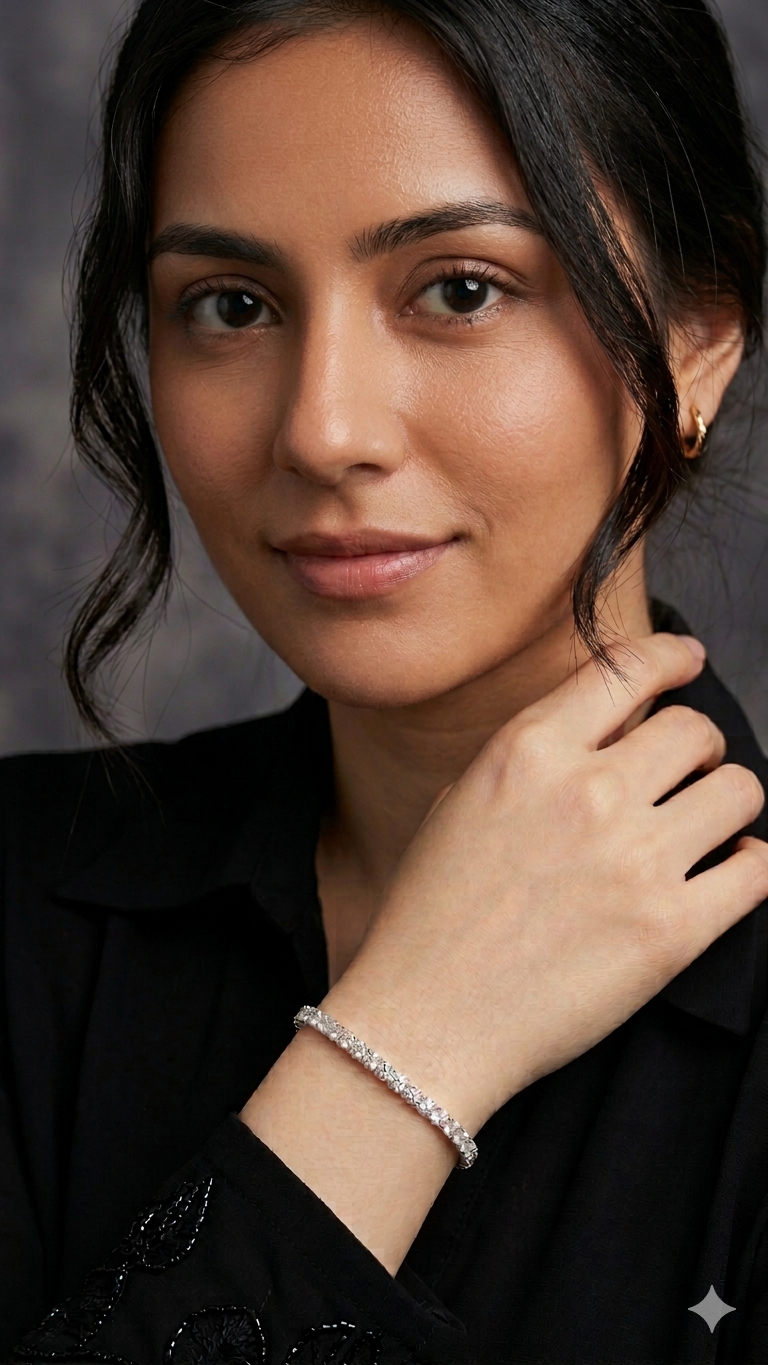 Classic Diamond Tennis Bracelet – Timeless Luxury Sparkle