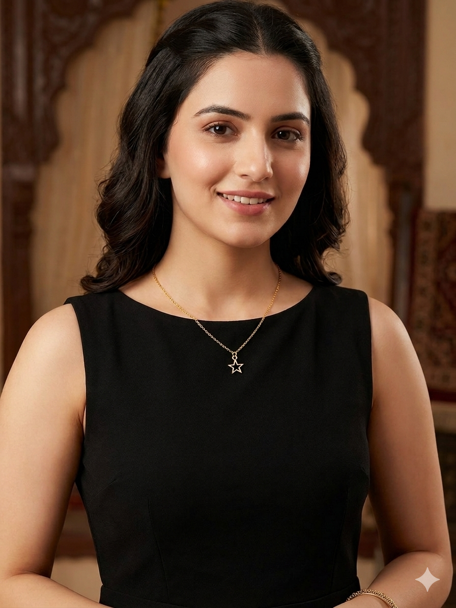 Dainty Star Pendant Necklace – Minimal Sparkle Elegance