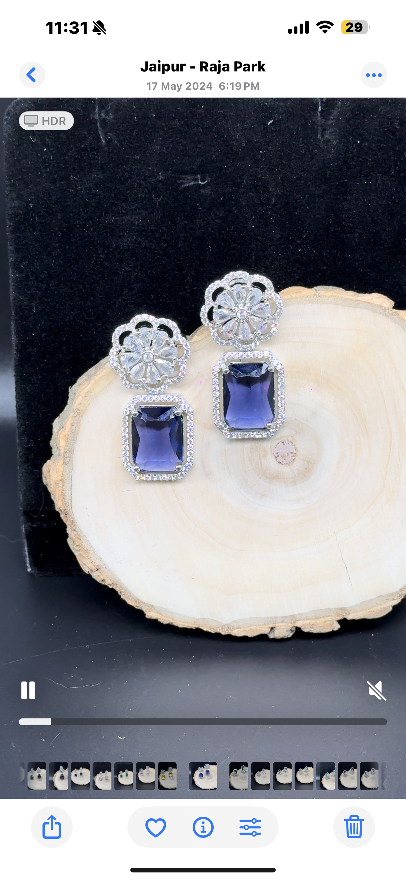 Timeless Royal Blue Designer Drops
