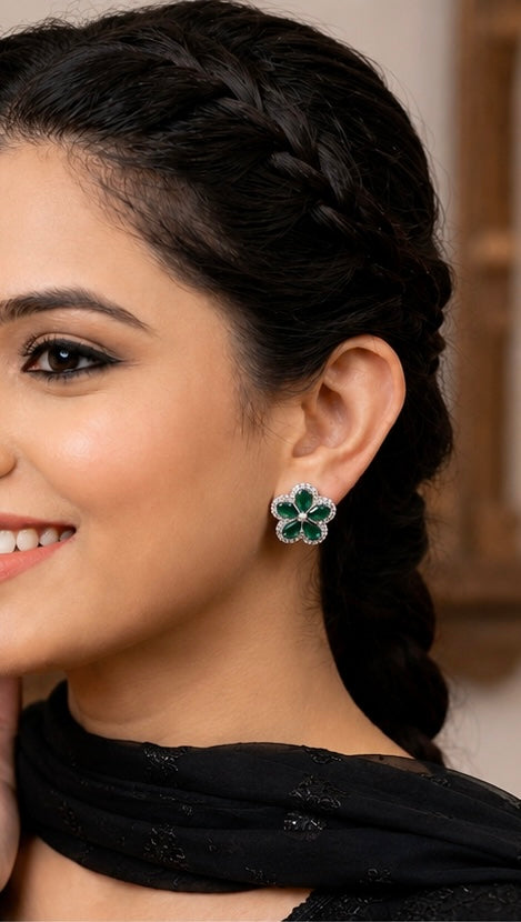 Blush Pearl Cascade Statement Earrings