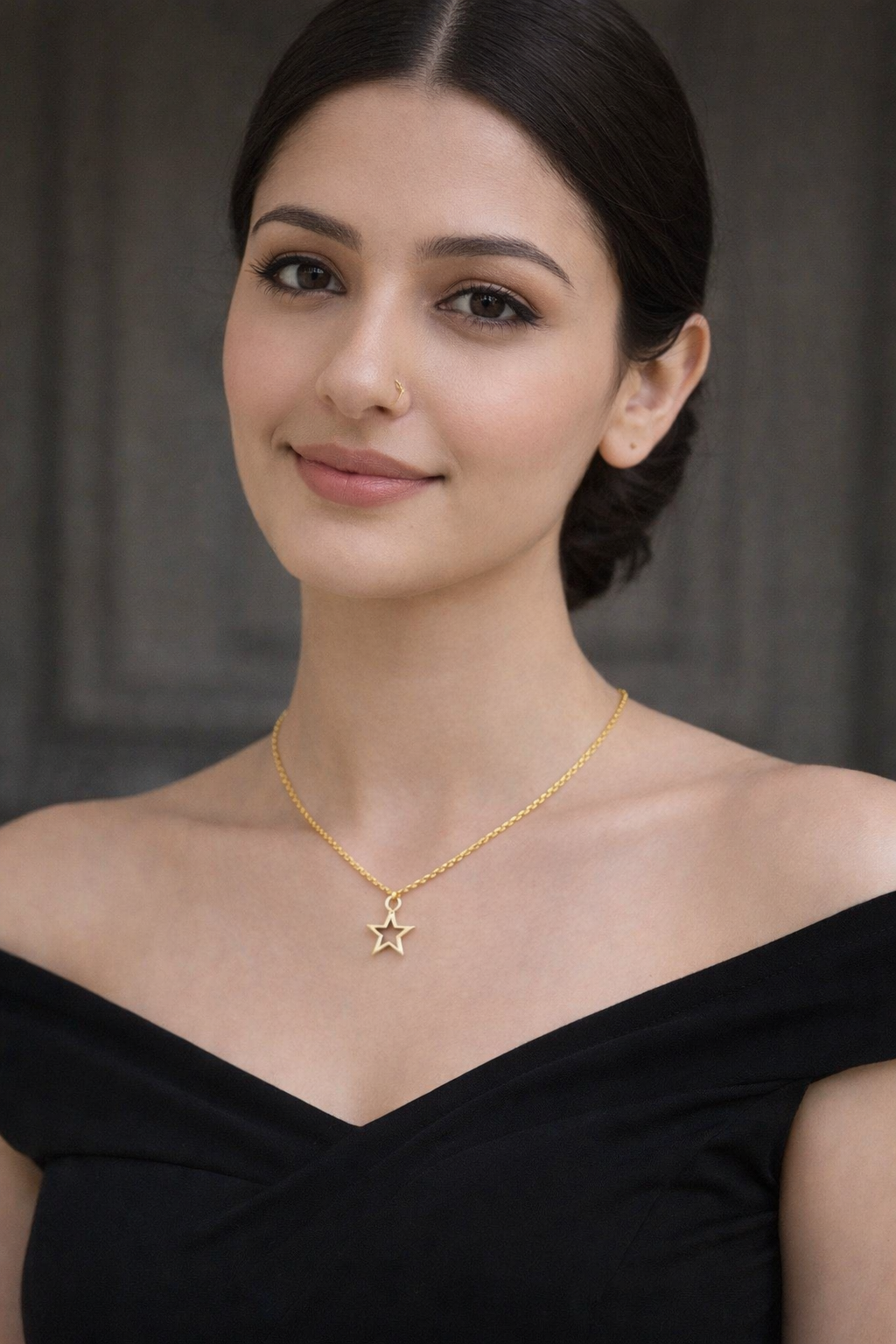 Gold Star Necklace