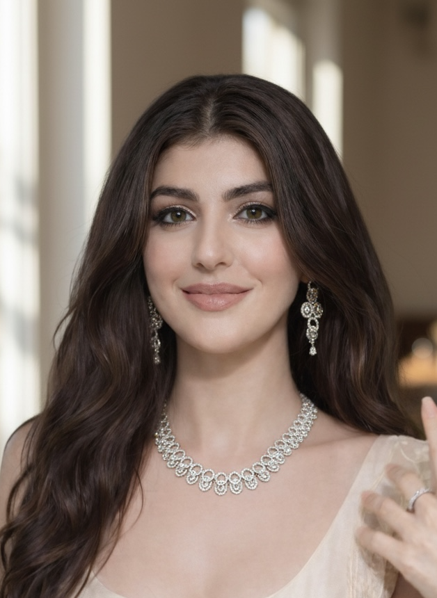 Shiny Loops Necklace And Earrings