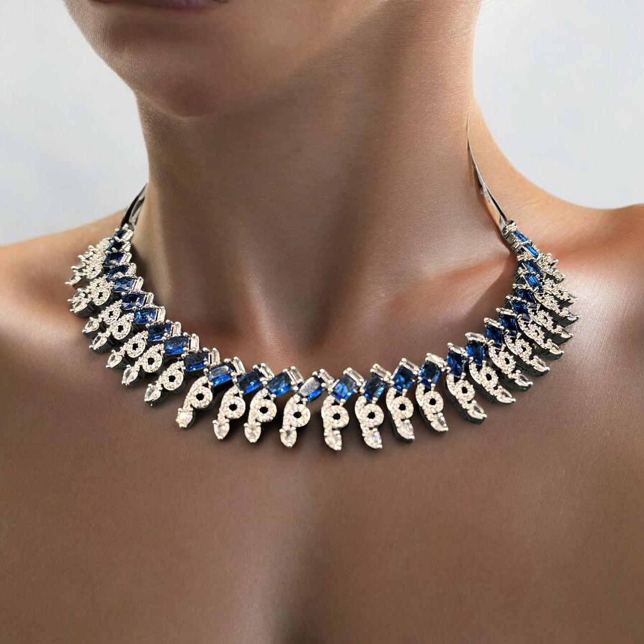 Ocean Shine Necklace And Earring Set