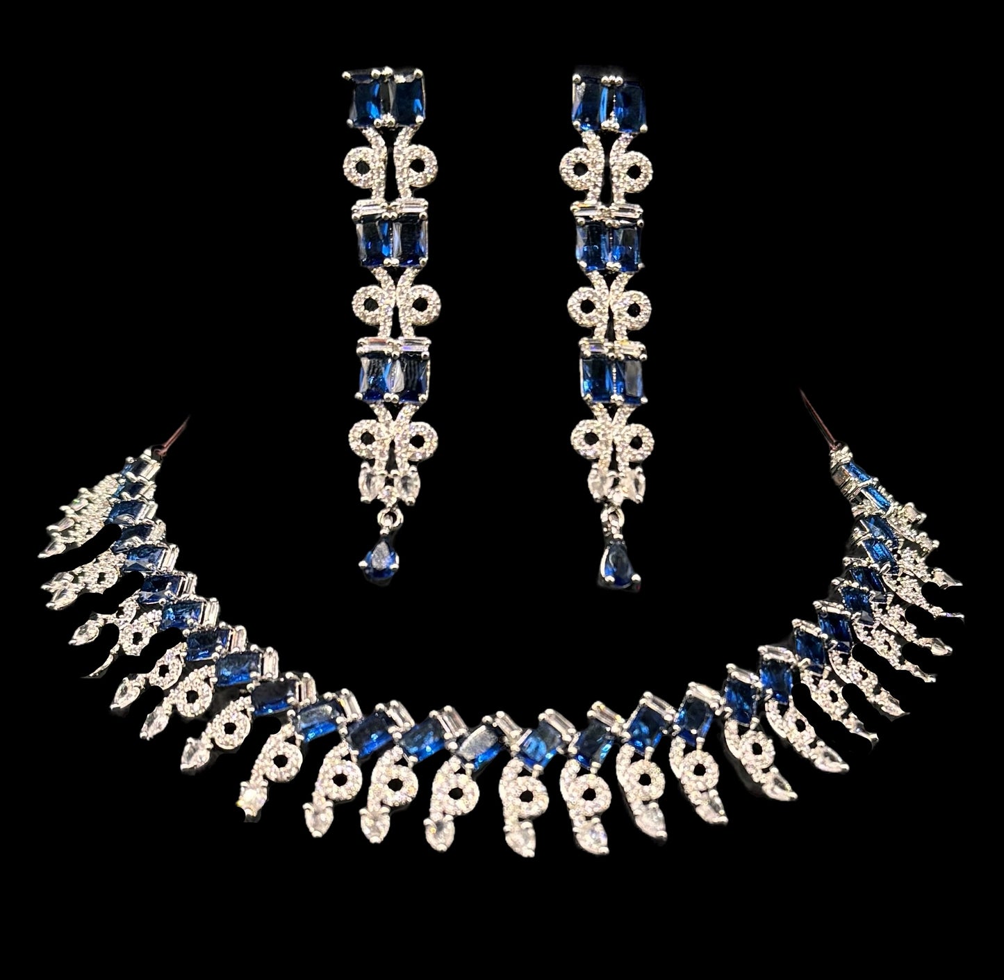 Ocean Shine Necklace And Earring Set