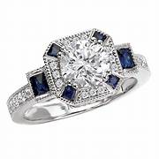 Sapphire and Diamond Ring