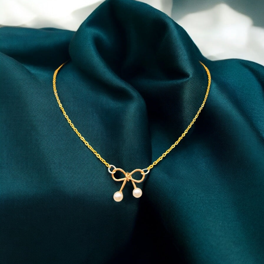 Golden infinity heart  Pendant