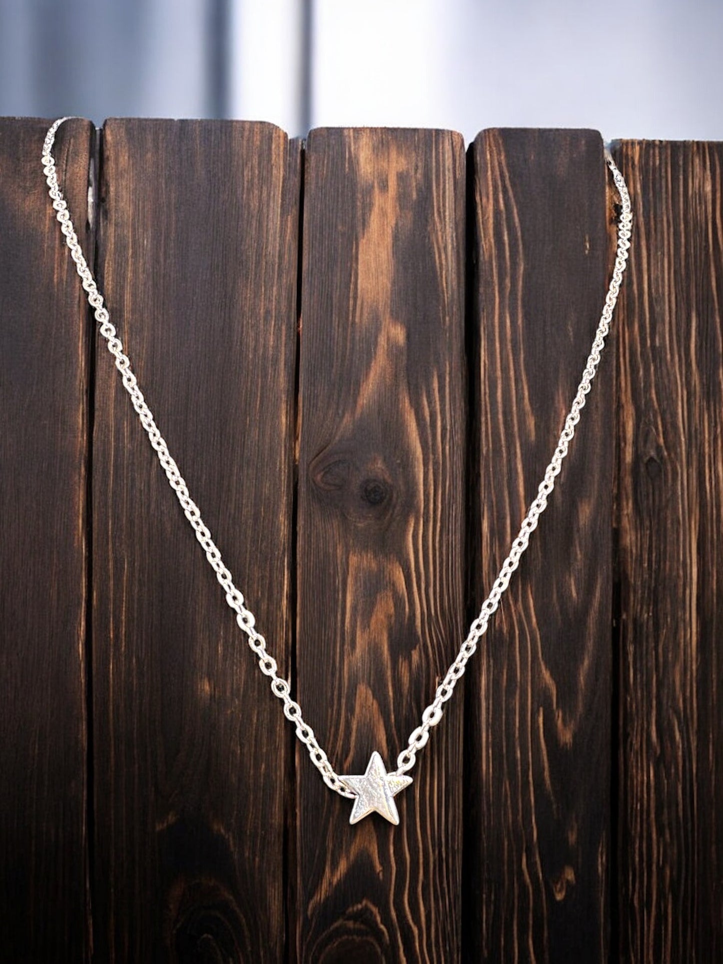 Silver Star Necklace