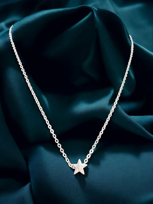 Silver Star Necklace
