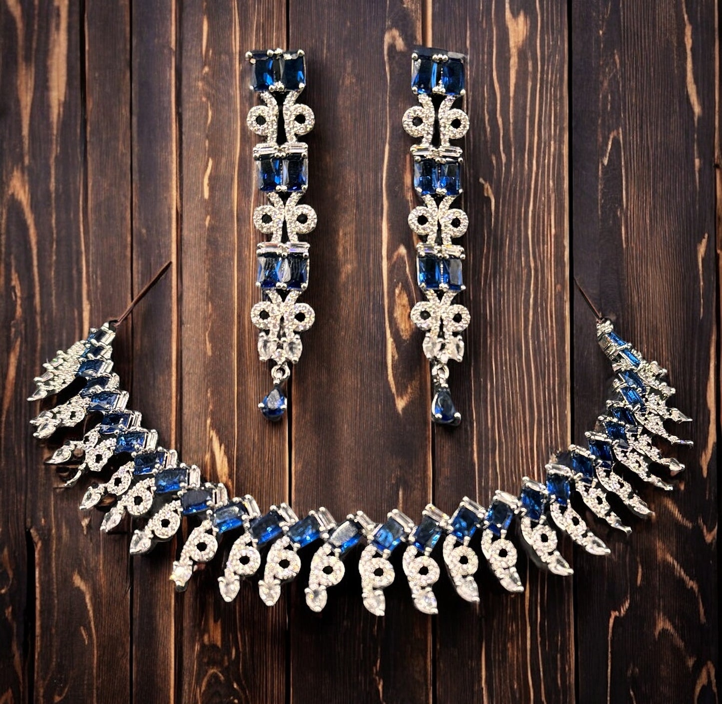 Ocean Shine Necklace And Earring Set